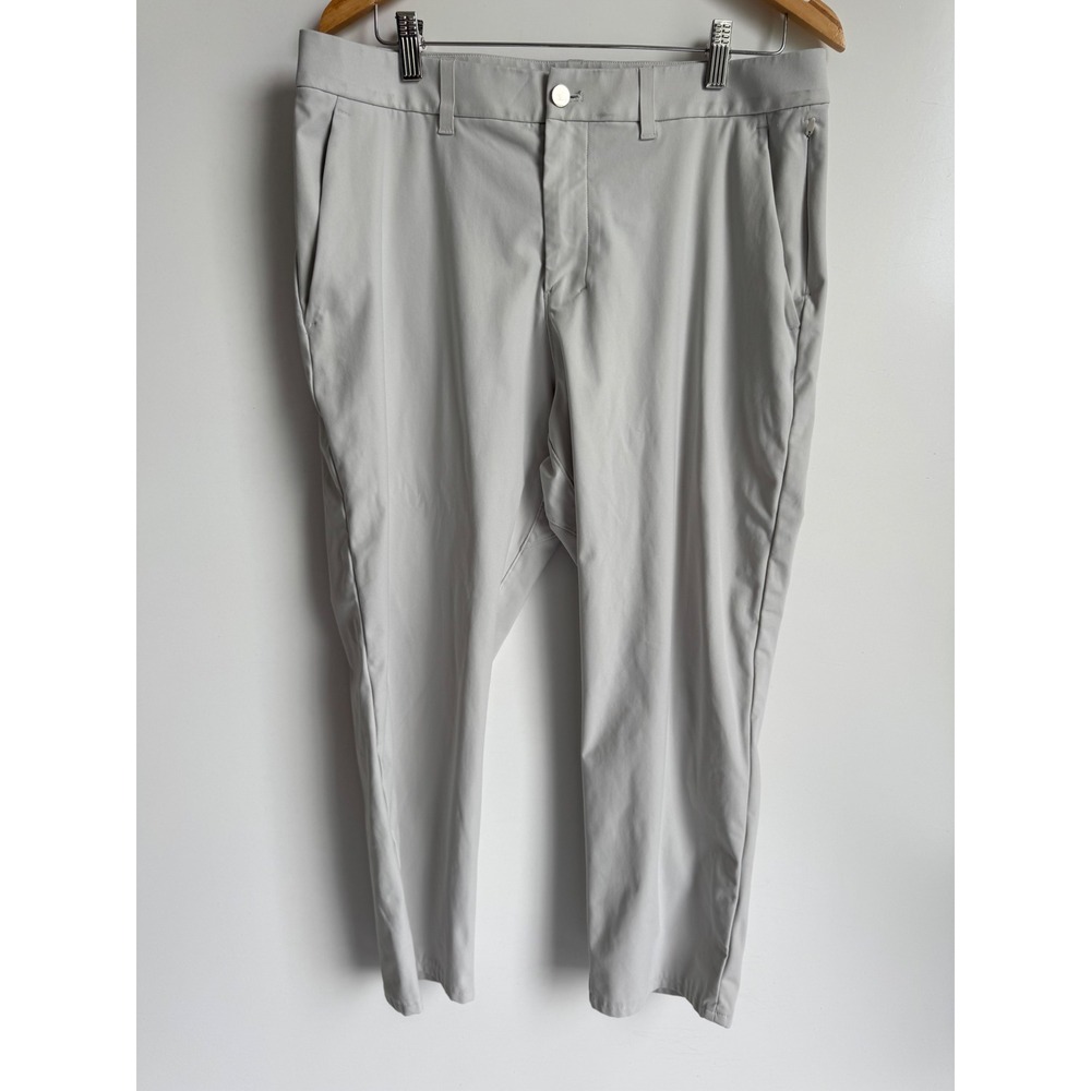 Lululemon Commission Slim Fit Pant 30 Warpstreme Grey Mens 34 Chino LM5AR2S